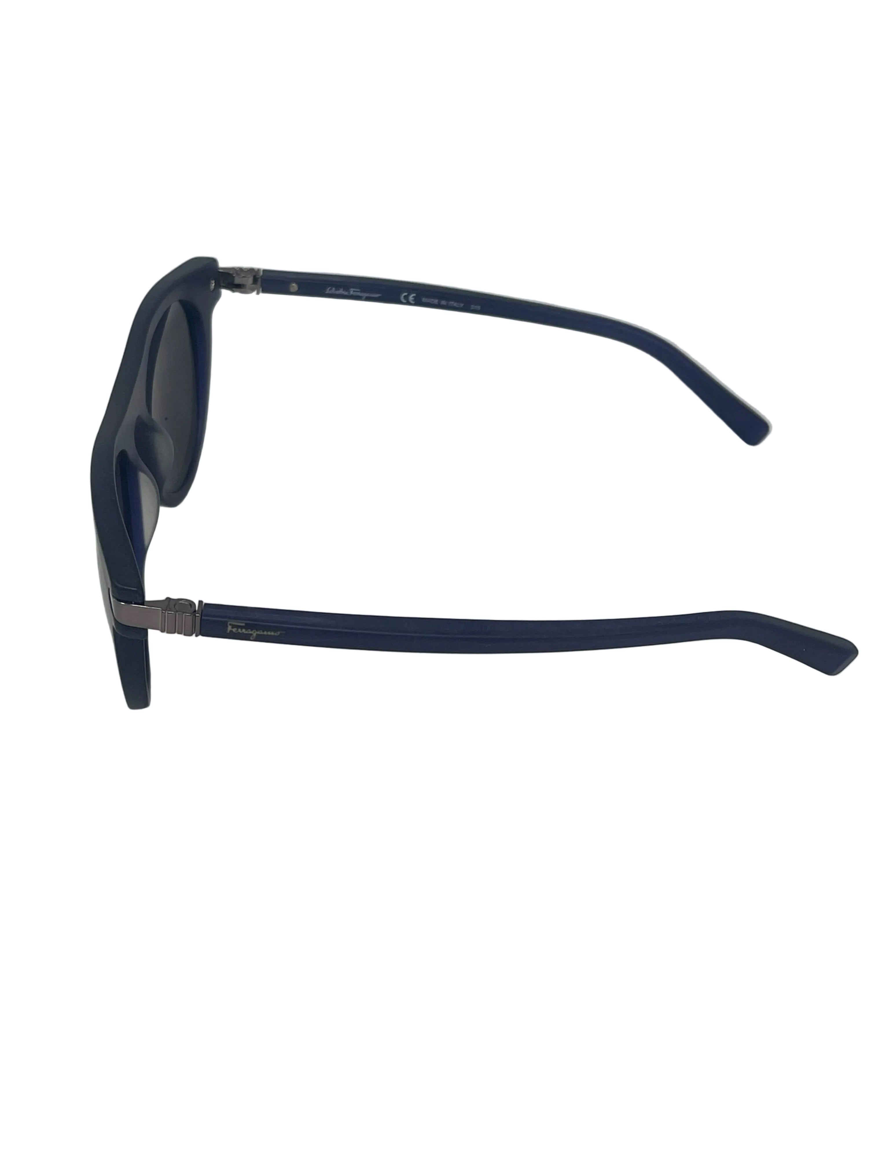 Salvatore Ferragamo Occhiali Da Sole Ferragamo Suns Sf787s Blue Matte Nuovi!