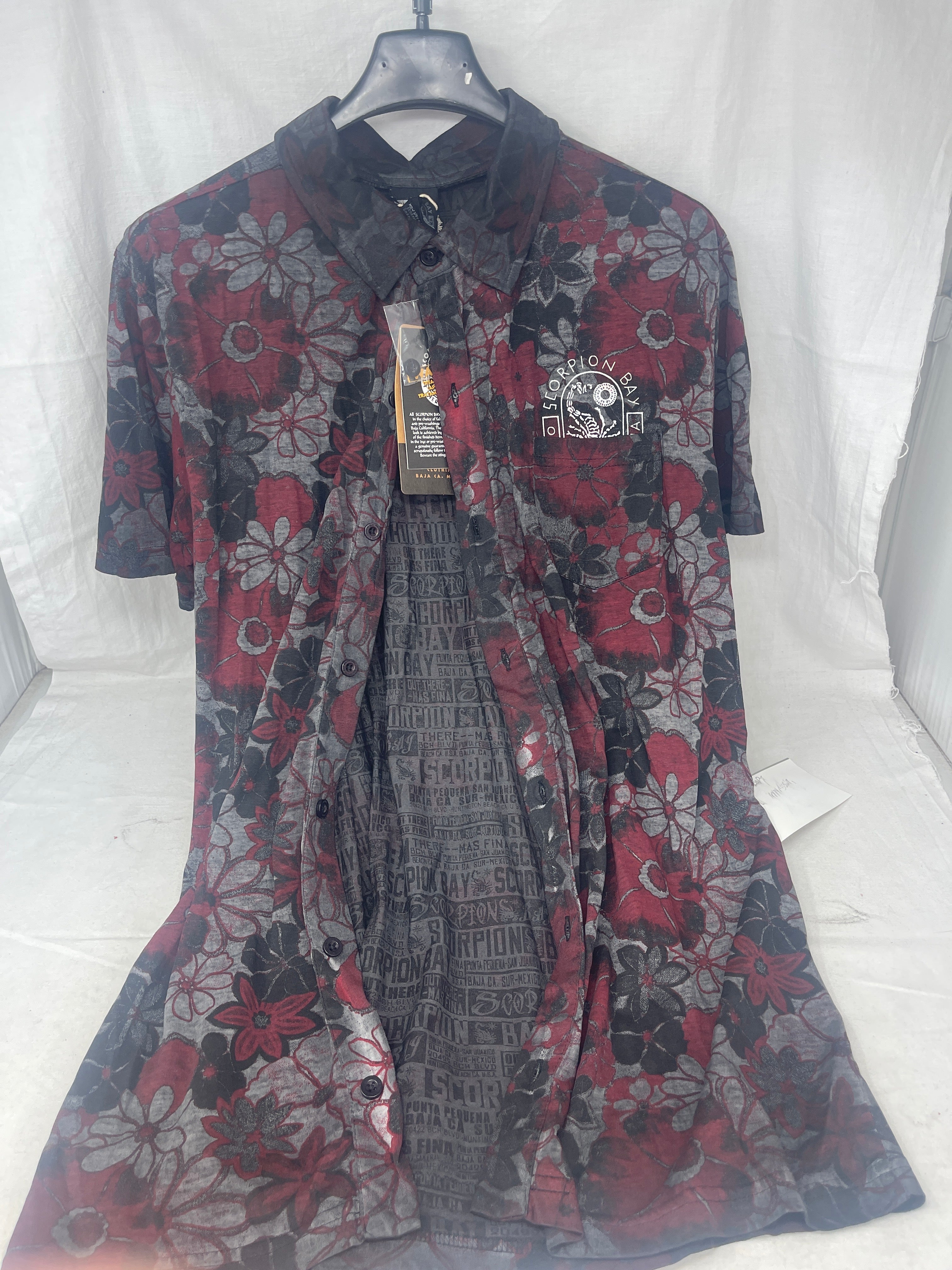 Scorpion Camicia Fiorata L Nuova
