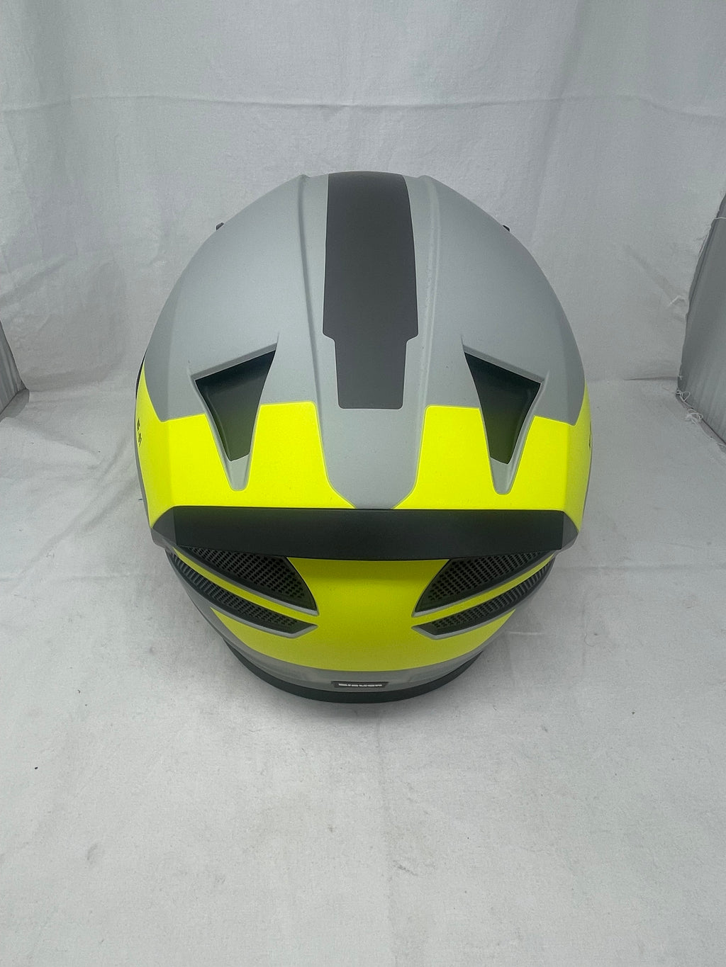 Blauer Casco Integrale Ht Naca Nf01 B Full Face Grigio Giallo Opaco Mod. 12cbkh030114 Misura S Nuovo