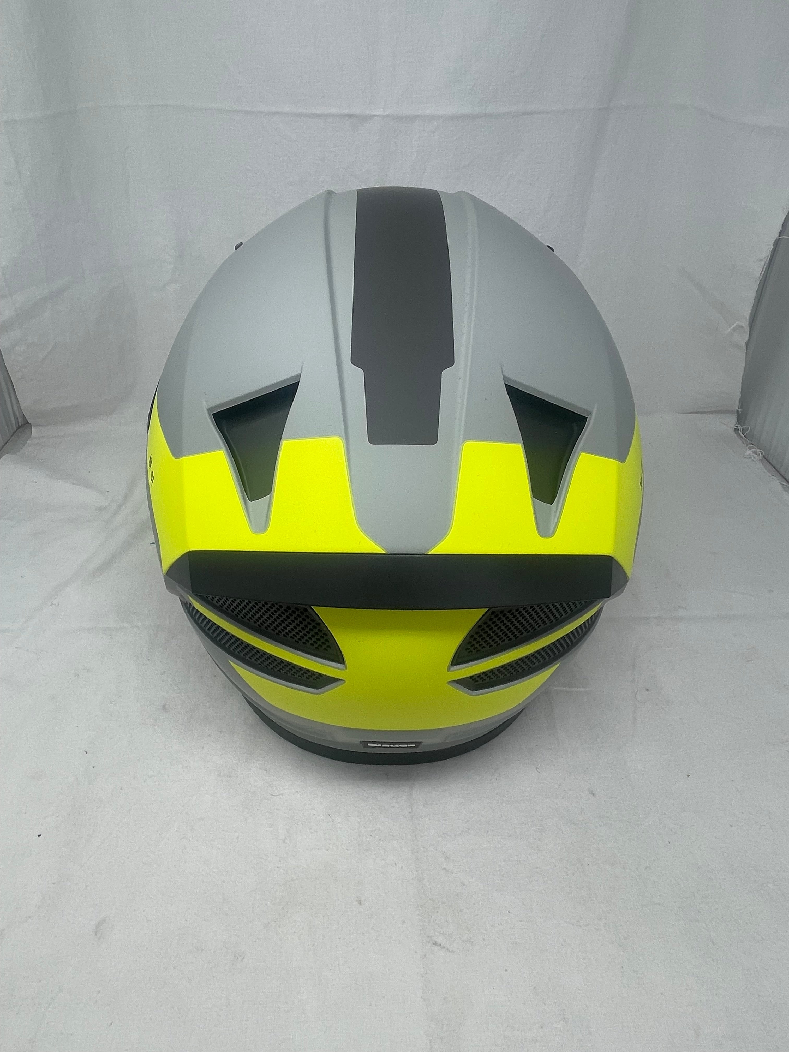 Blauer Casco Integrale Ht Naca Nf01 B Full Face Grigio Giallo Opaco Mod. 12cbkh030114 Misura S Nuovo