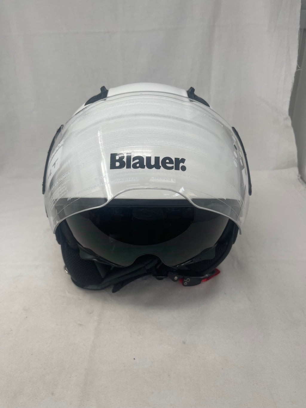 Blauer Casco Moto Jet In Fibra Bet Ht Bianco Mod. 12cbkh010103 Misura S Nuovo