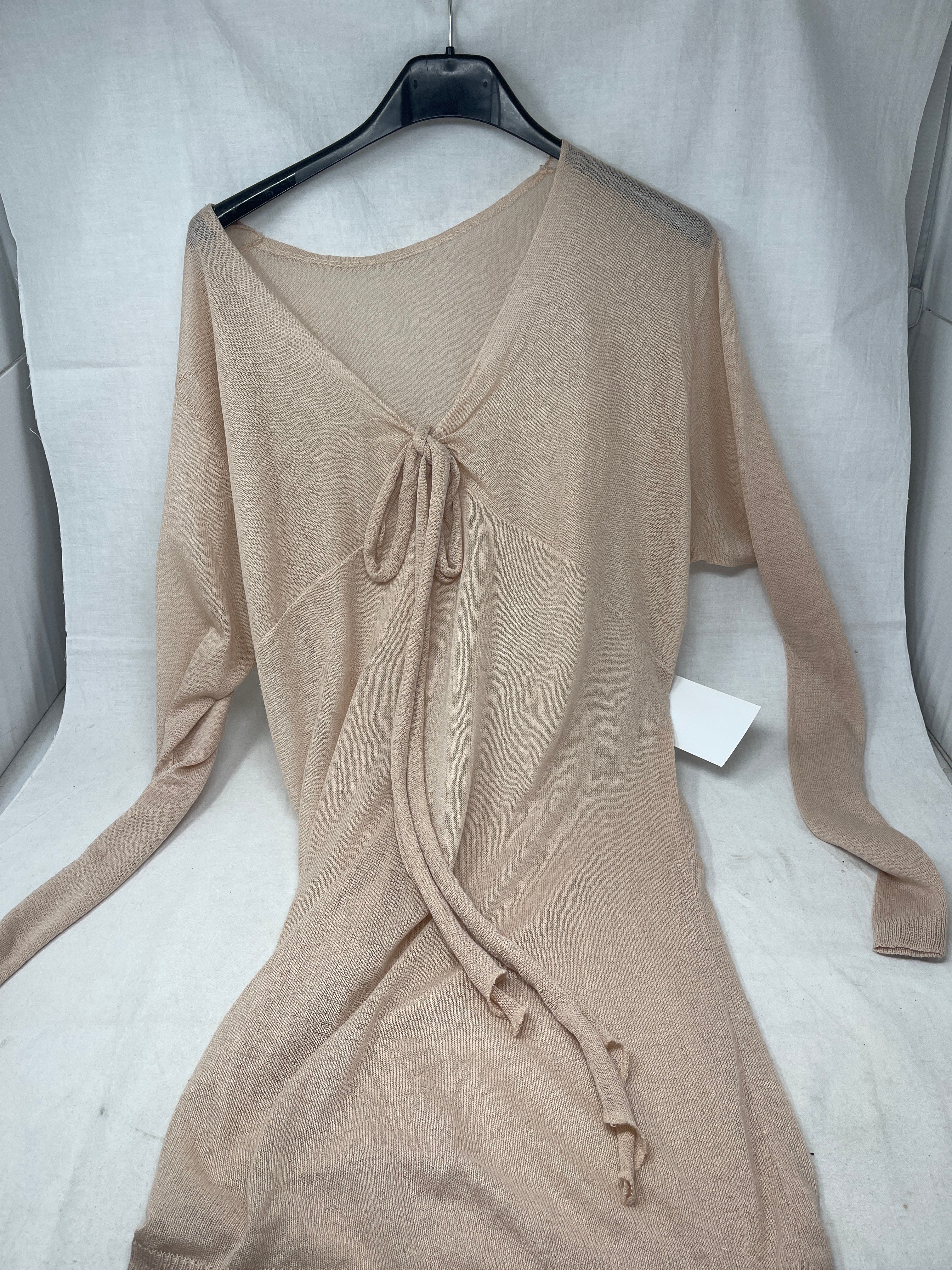 Casacca Misto In Lino Rosa L