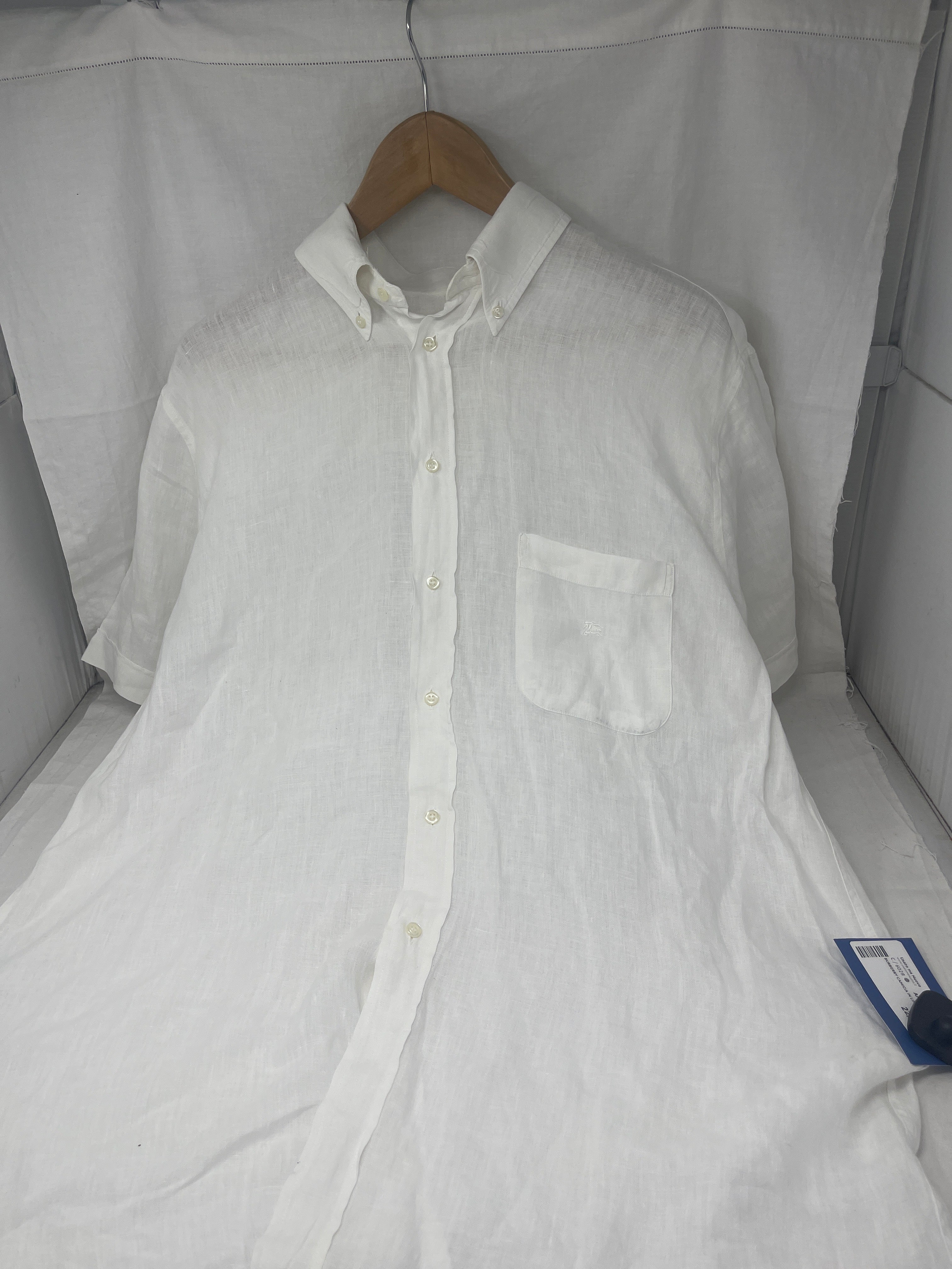 Burberry Camicia In Lino Xl