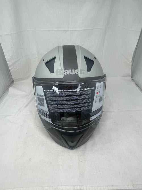 Blauer Casco Integrale Ht Naca Nf01 B Full Face Grigio Giallo Opaco Mod. 12cbkh030114 Misura S Nuovo