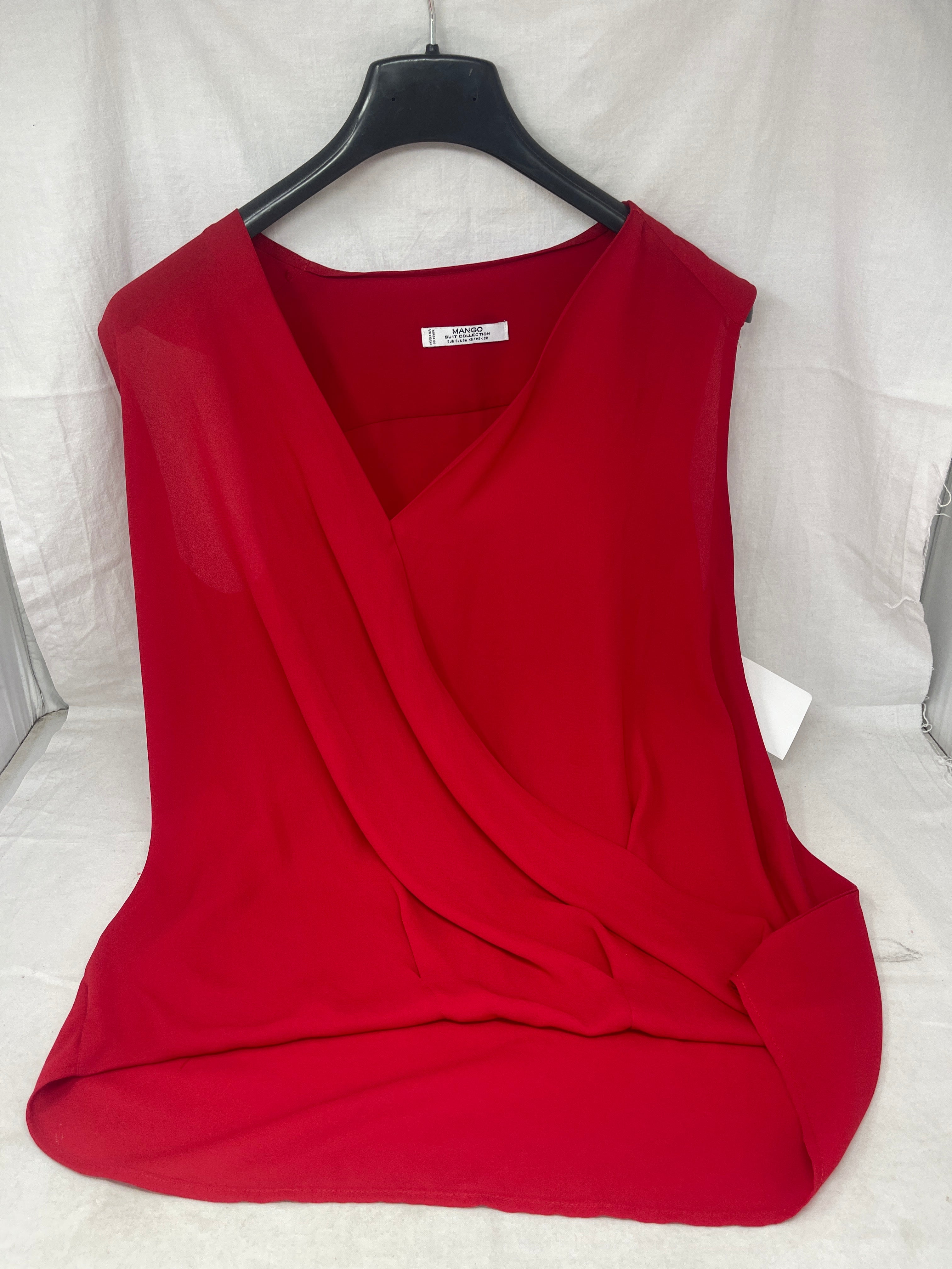 Mango Sma Tulle Rosso S