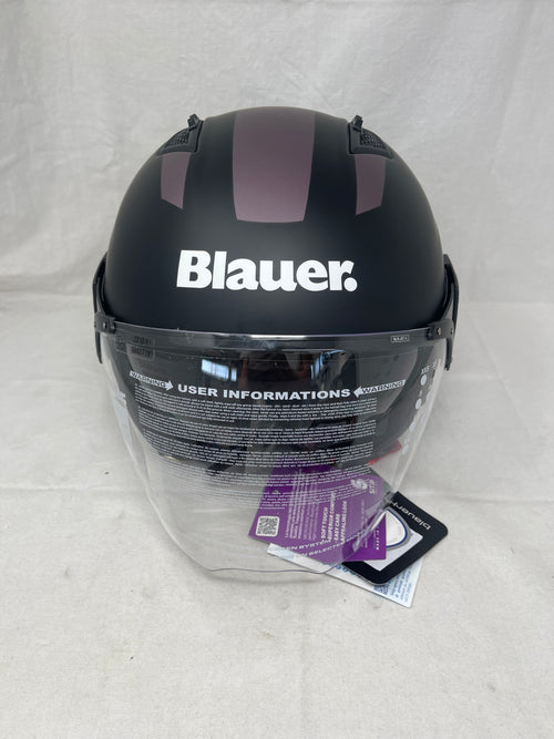Blauer Casco Ht-bet Nero Antracite Opaco Mod.12cbkh010103 Misura Xl Nuovo!