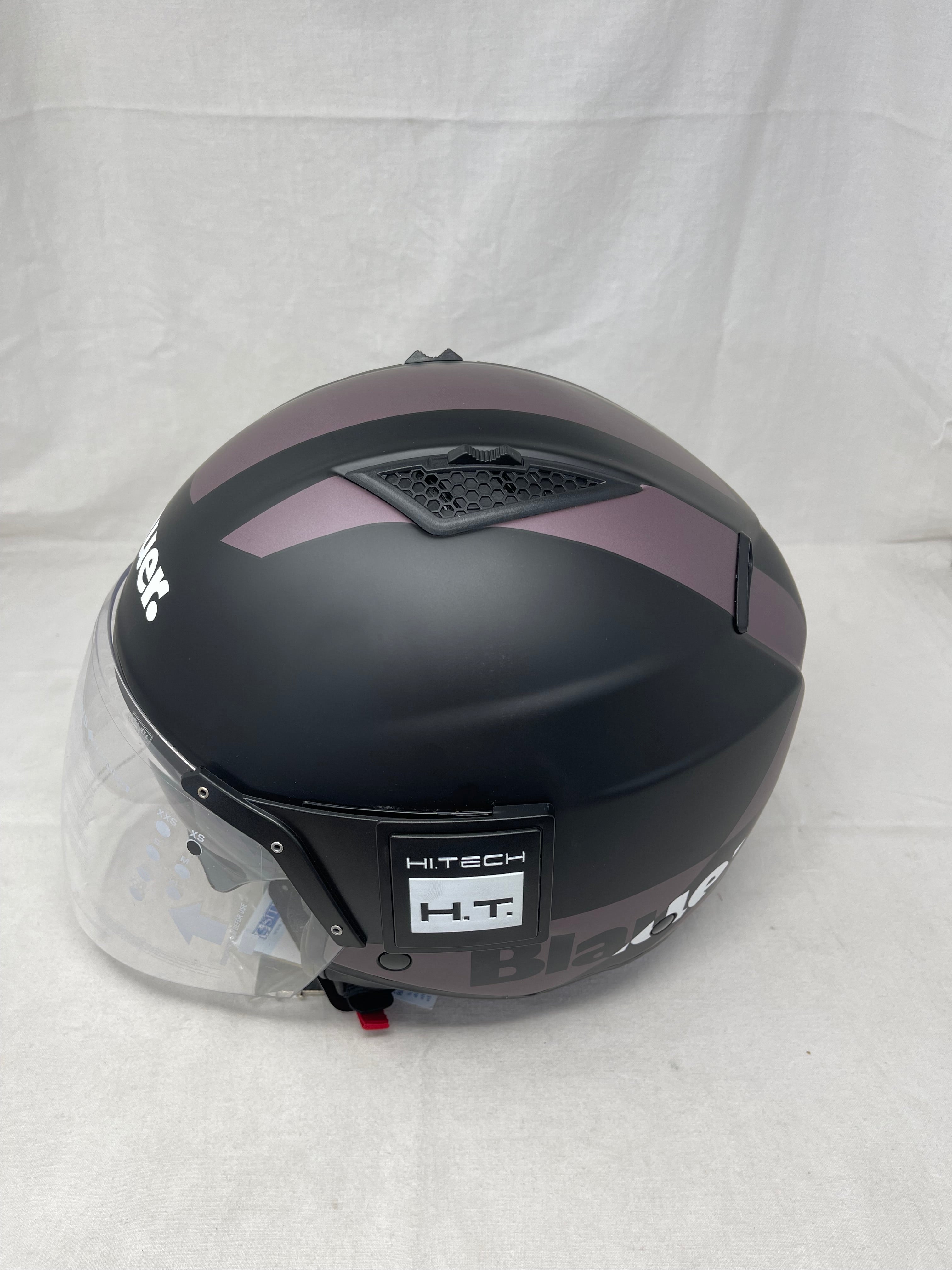 Blauer Casco Ht-bet Nero Antracite Opaco Mod.12cbkh010103 Misura Xl Nuovo!