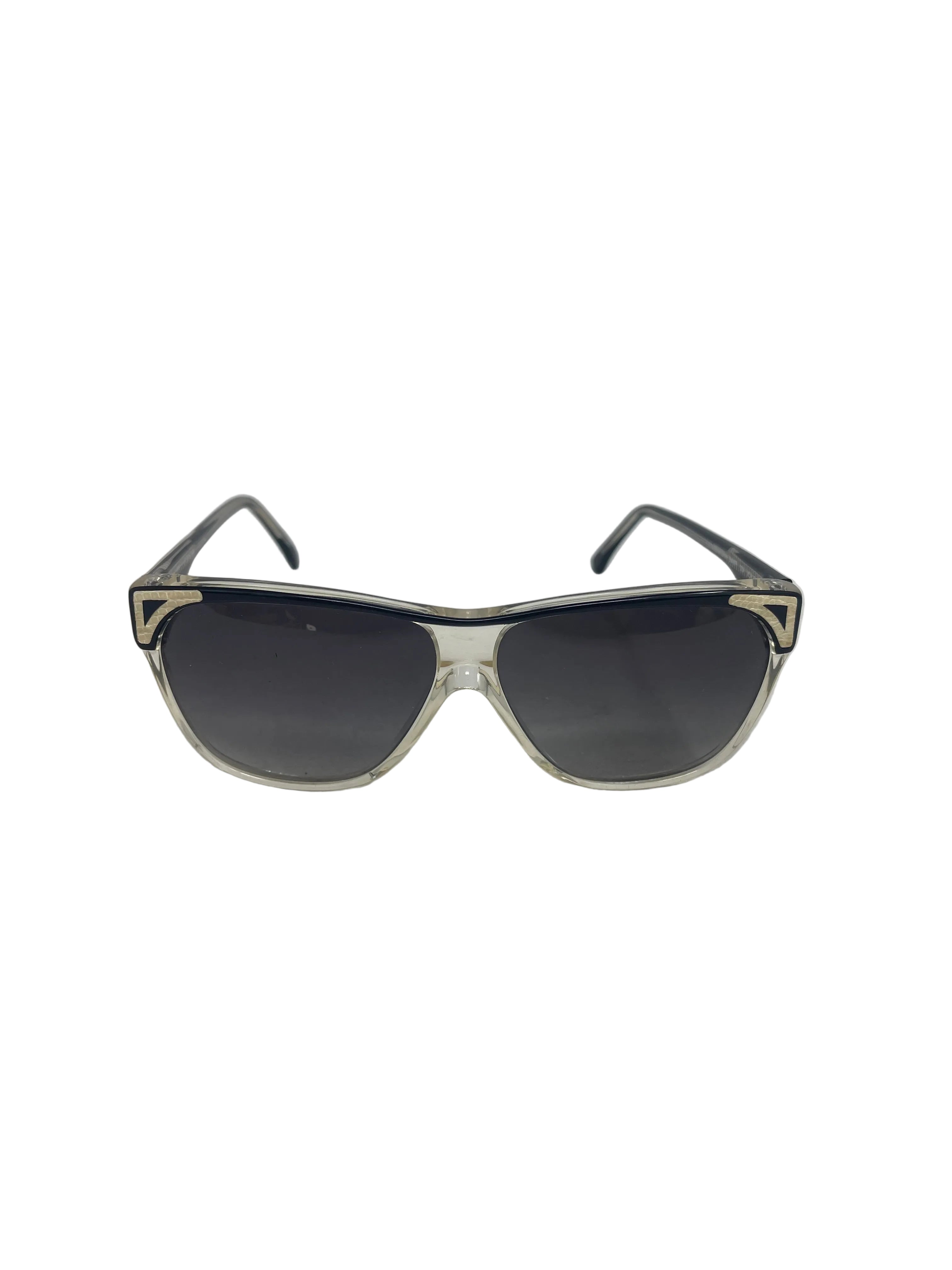 Occhiali Da Sole Vintage Regine's 209 Black 402 Nuovi!