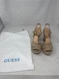 Guess Sandalo Con Tacco  Camoscio Beige 38