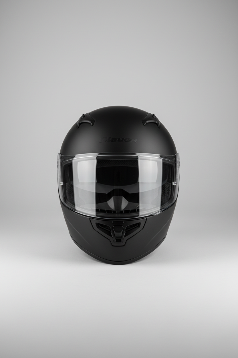 Blauer Casco Integrale Ht Naca Nf01 A Full Face Nero Rosso Opaco Mod. 12cbkh030114 Misura Xs Nuovo