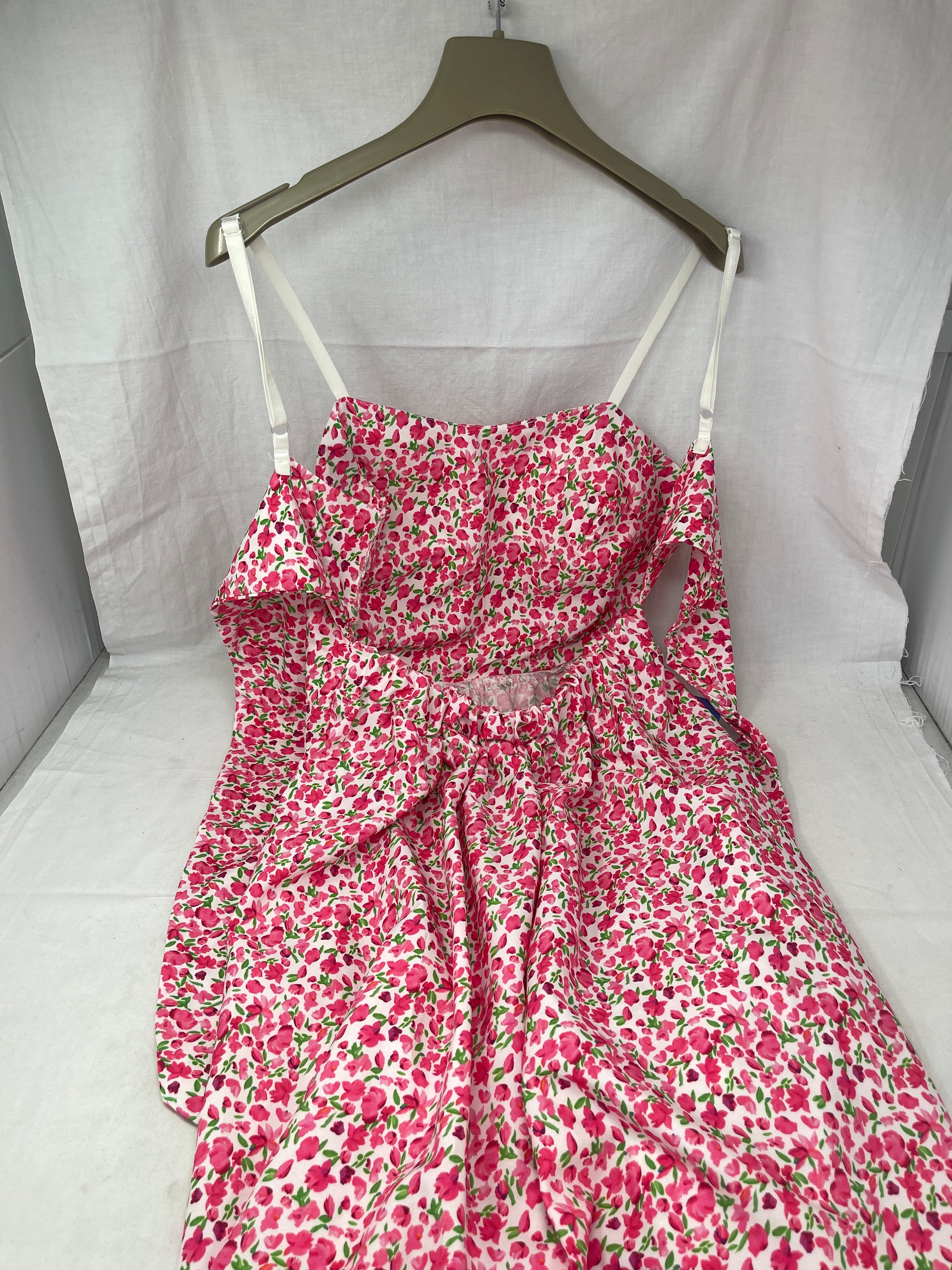 Cvg Abito Fiorato Rosa Tu