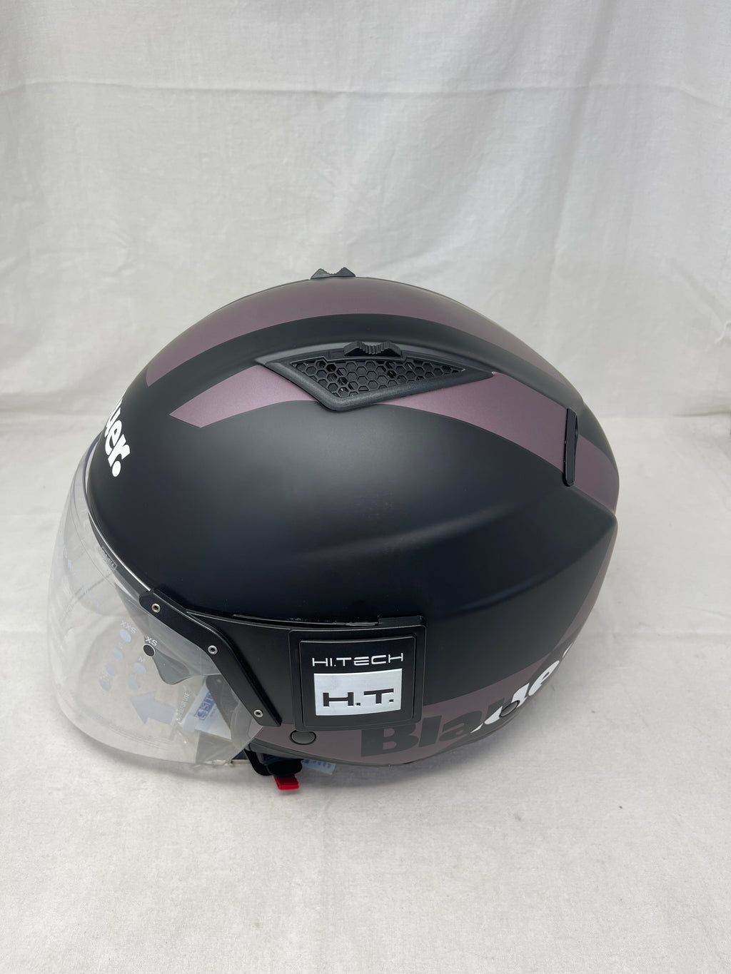 Blauer Casco Ht-bet Nero Antracite Opaco Mod.12cbkh010103 Misura Xl Nuovo!
