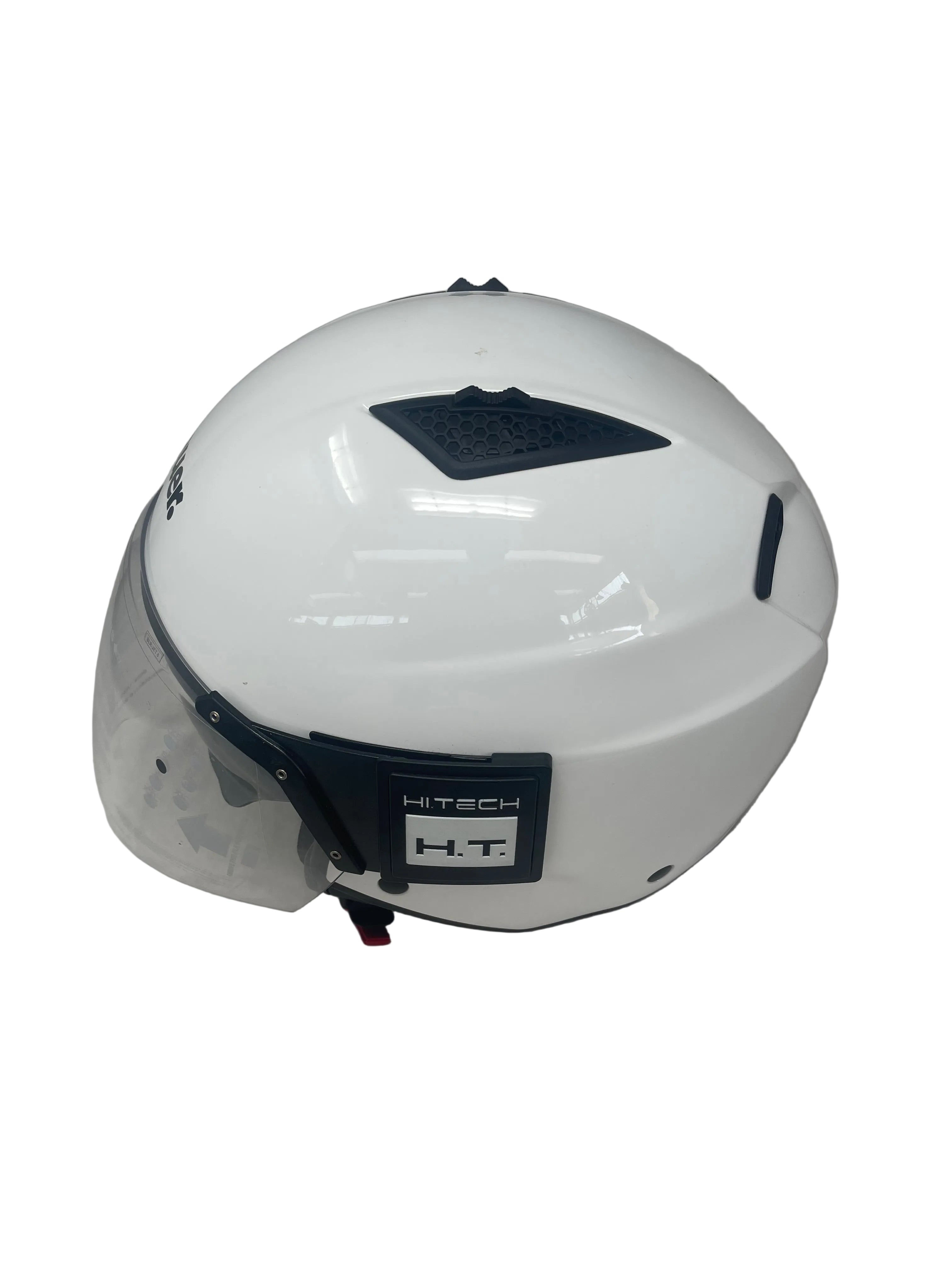 Blauer Casco Ht Bet Monochrome Bianco Lucido Mod.12cbkh010103 Misura L Nuovo!