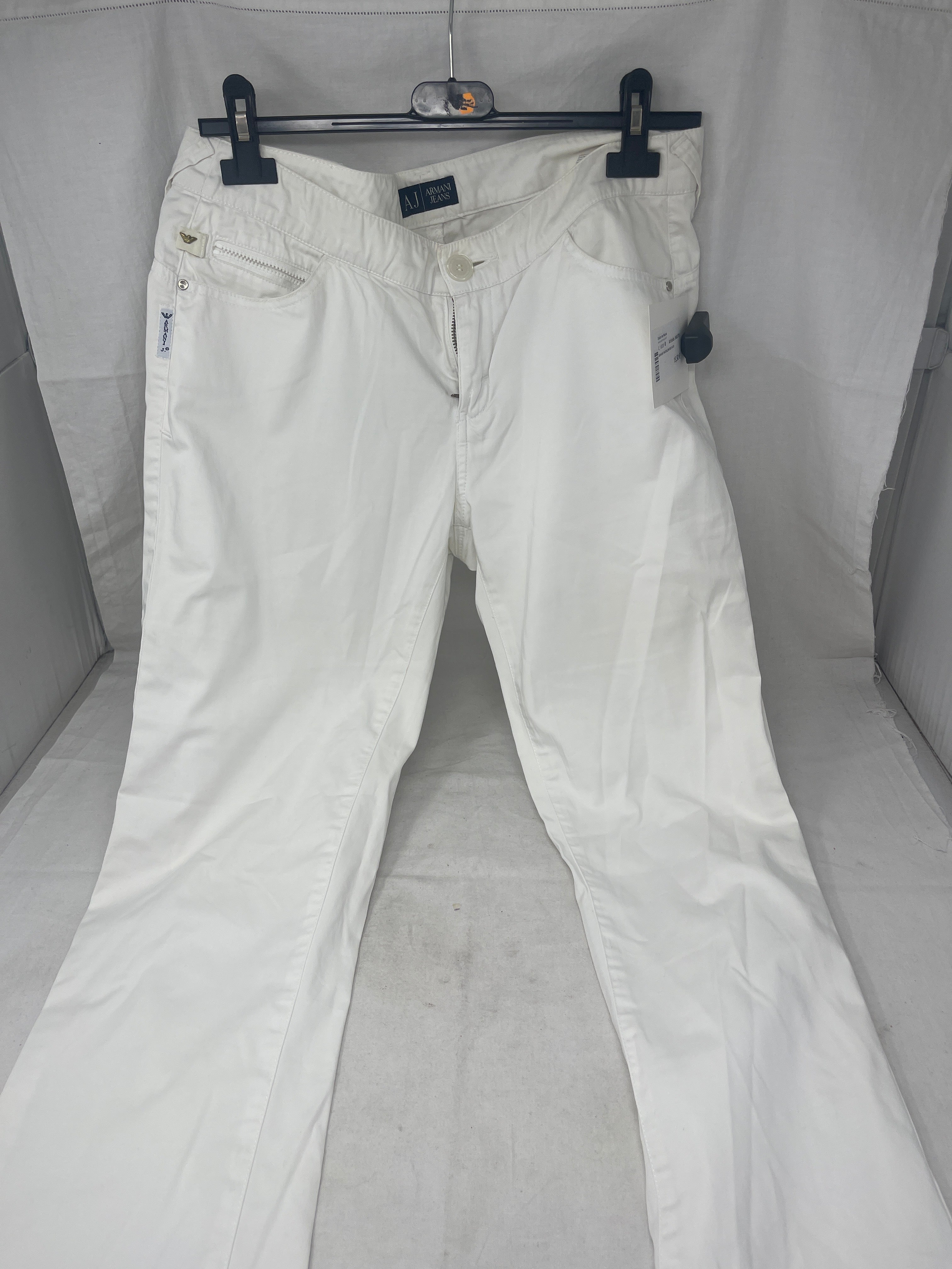 Armani Pantaloni Bco W 30