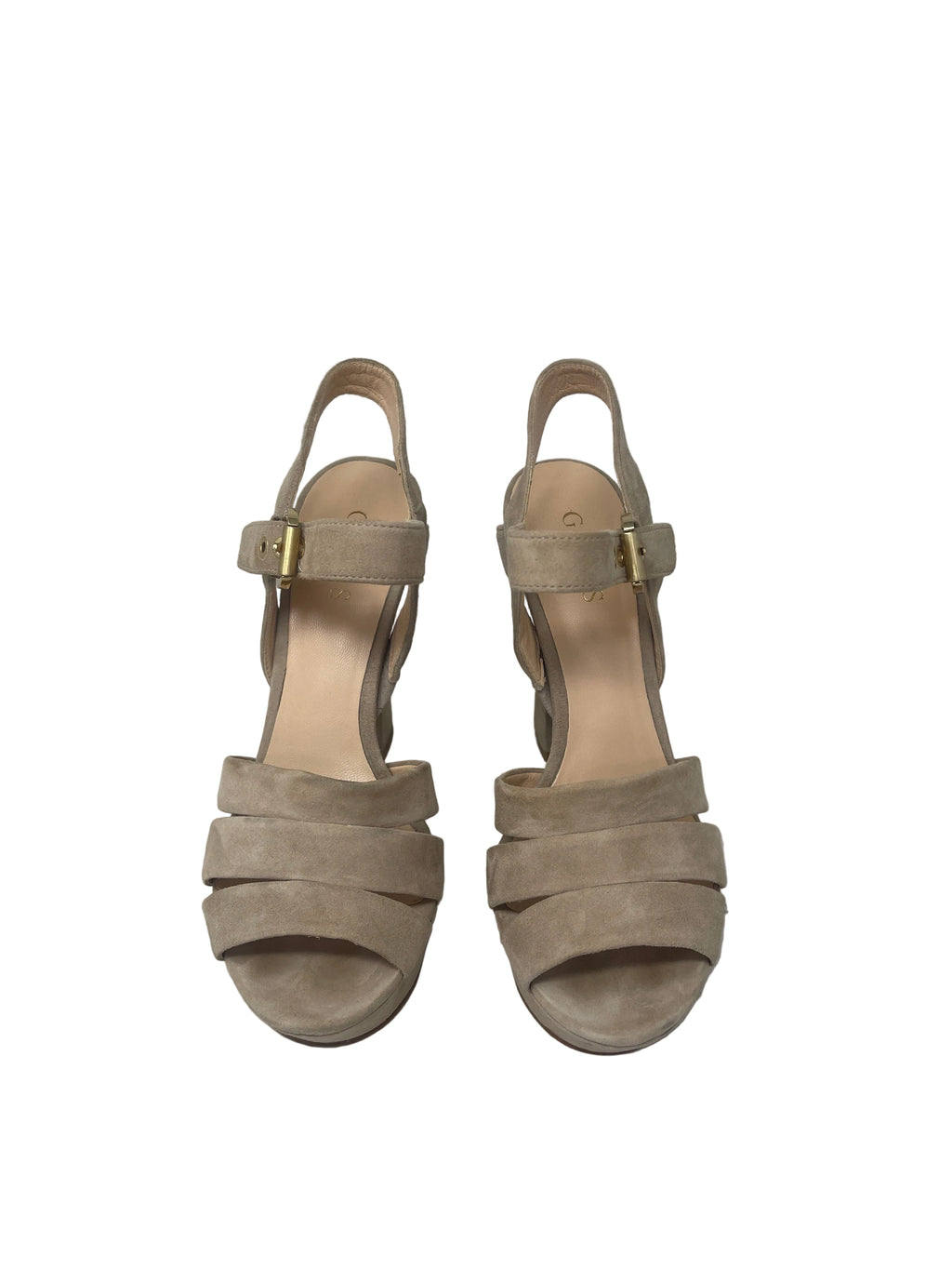 Guess Sandalo Con Tacco  Camoscio Beige 38
