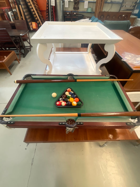 Mini Biliardo Da Appoggio 89x49cm Con Stecche E Biglie