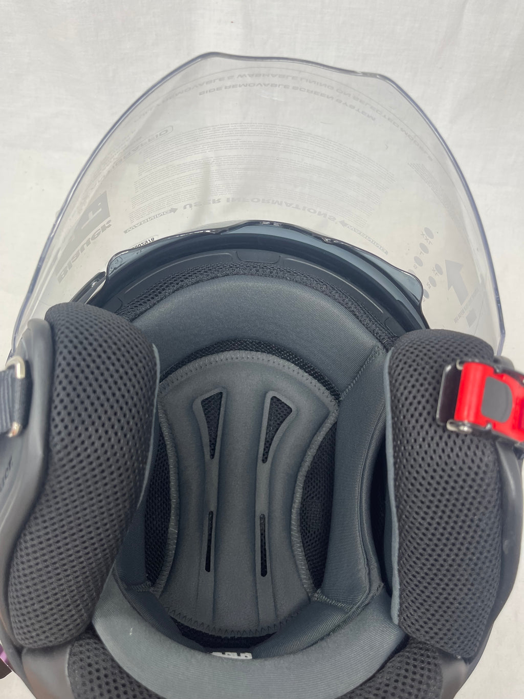 Blauer Casco Integrale Ht-bet Nero Bianco Opaco Mod.12cbkh010103 Misura M Nuovo