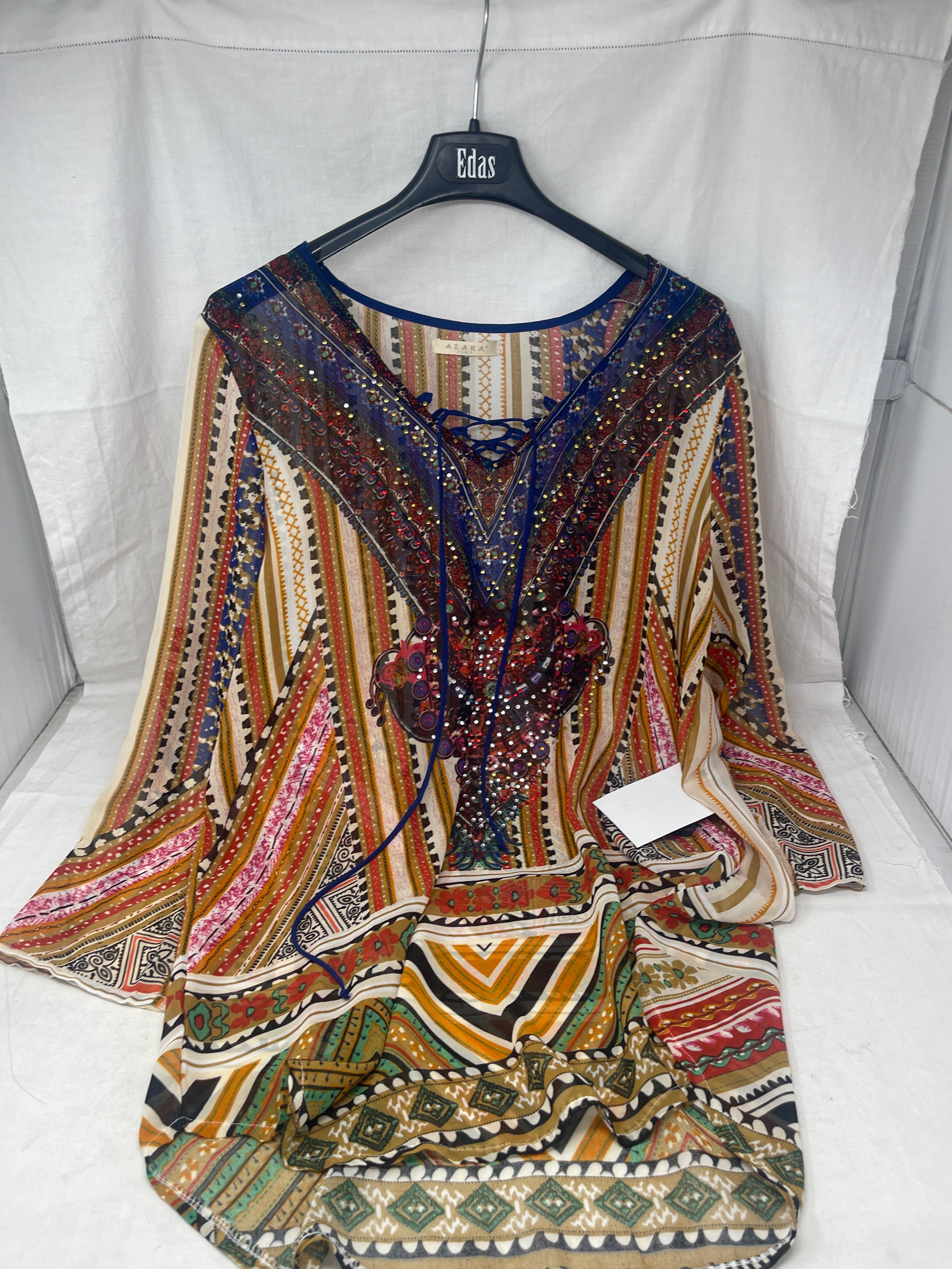 Azaka Maglia Tulle Colorata Tu