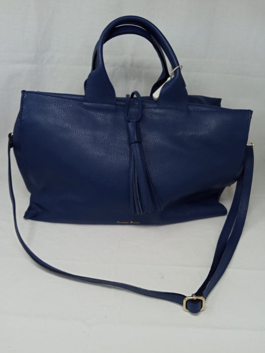 Femme Rouge borsa a tracolla in pelle blu