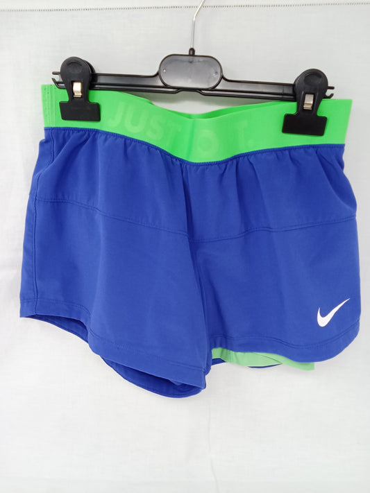 Nike pantaloncini blu verde xs