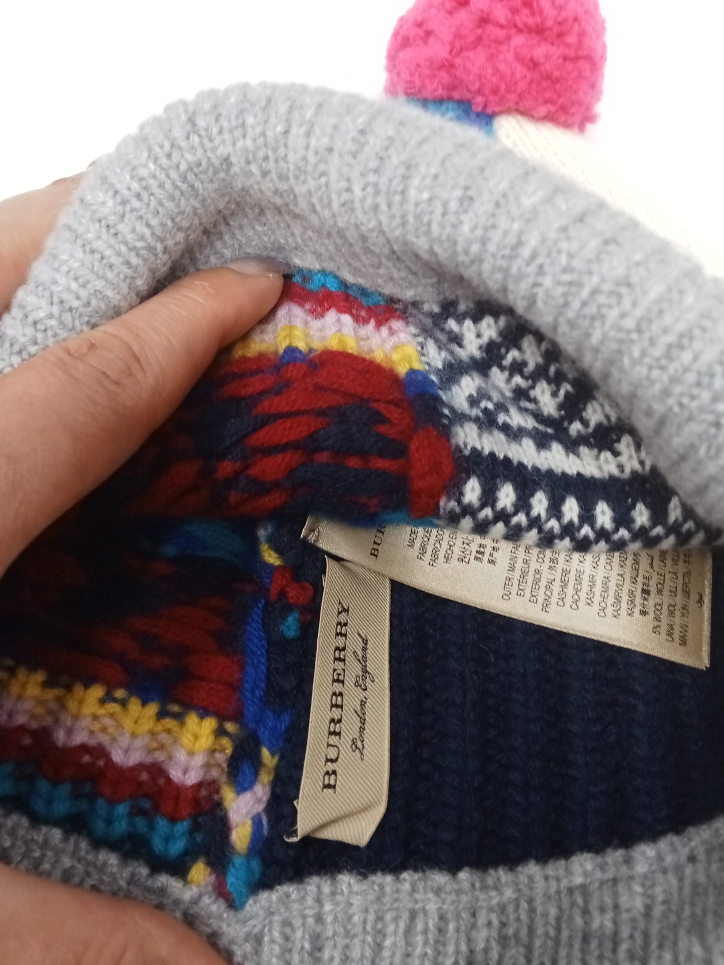 Burberry cappello colorato