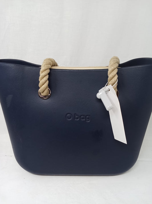 O bag borsa in pvc blu