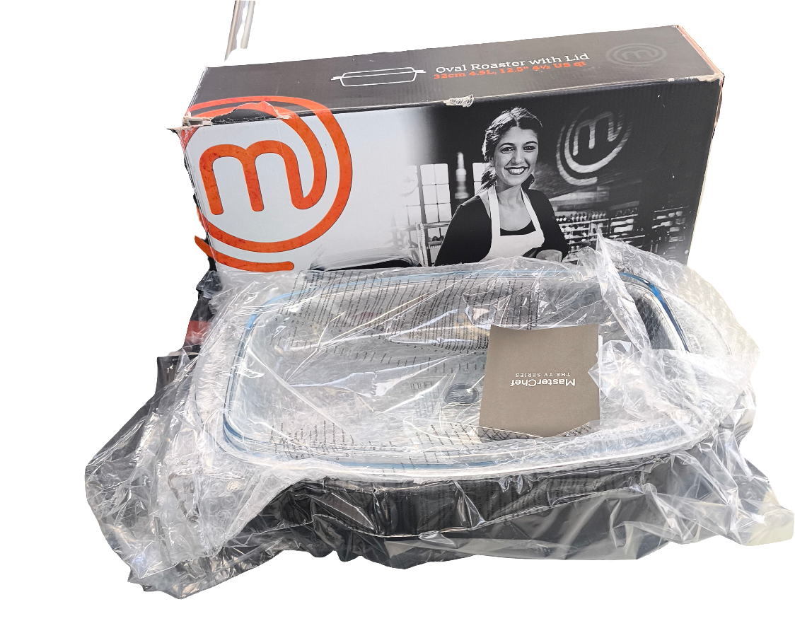 Ballarini Masterchef Pirofila Metallo Ovale Cobn Coperchio Pyrex Nuova