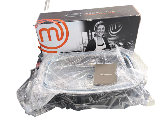 Ballarini Masterchef Pirofila Metallo Ovale Cobn Coperchio Pyrex Nuova