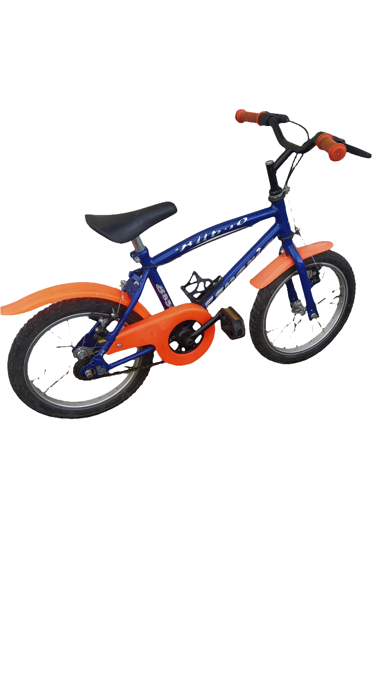 Bicicletta Bambino Mtb Blu Arancio