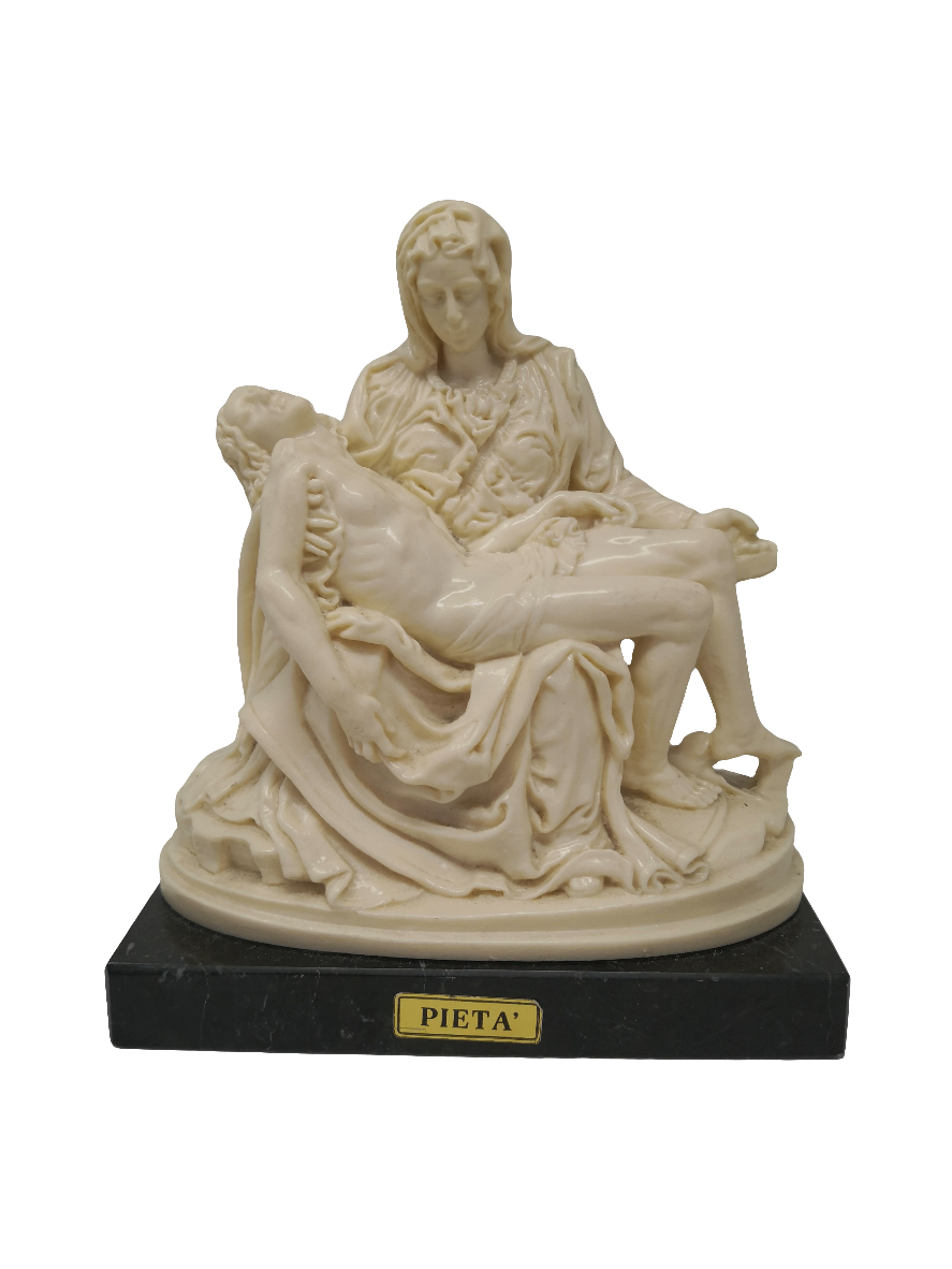 Scultura Pietà Michelangelo H.17cm