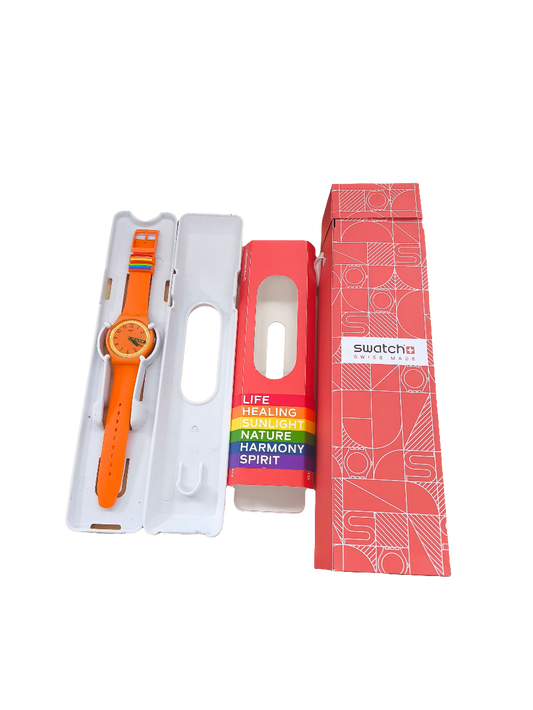 Swatch Proudly Orange Nuovo Con Scatola