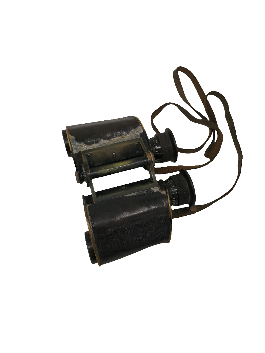 _binocolo Carl Zeiss Jena D.r.p. Vintage Anno 1900 Circa Con Custodia