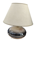 _lampada Da Tavolo Base Ceramica Mot.floreali