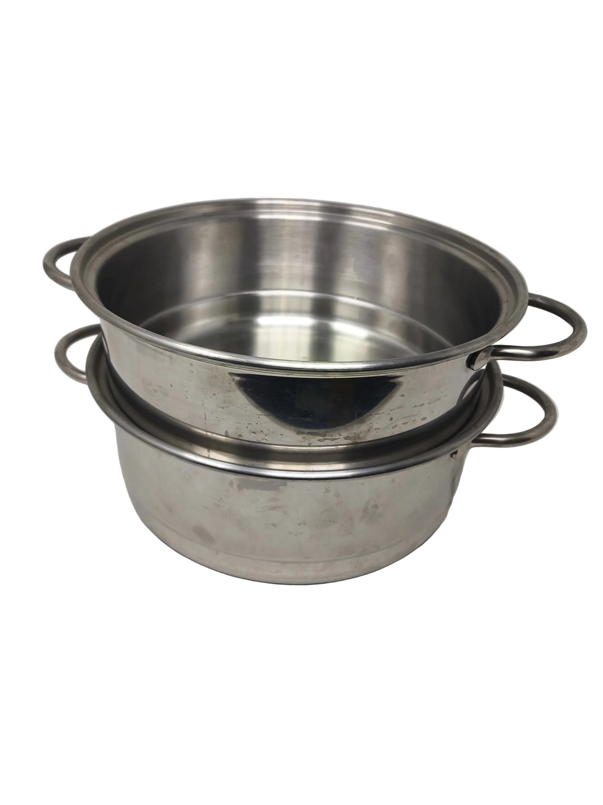Pentola E Cuoci Vapore/scolapasta In Acciaio 27cm No-induzione