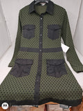 Kling Abito Verde Pois S/m