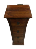 Cassettiera Legno A Colonna 4 Cassetti Lxpxh 34x30x83