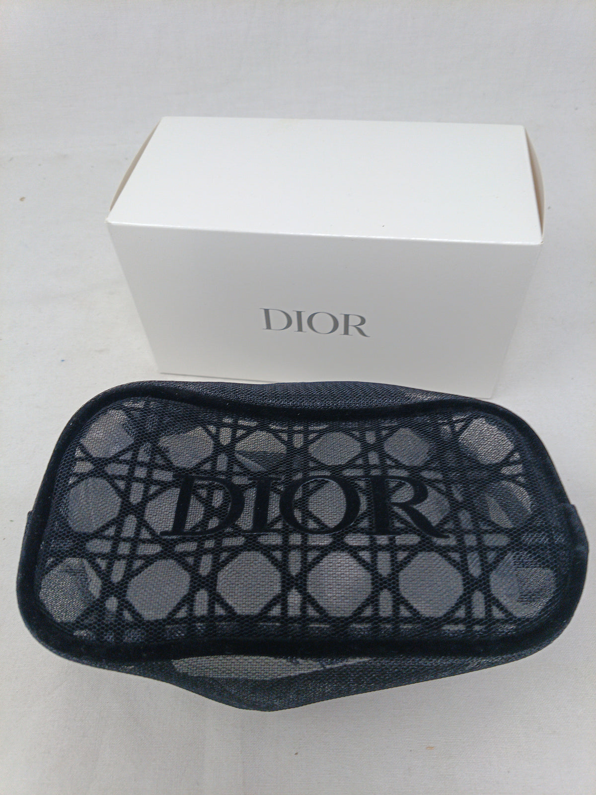 Dior Trusse Pochette Tulle Nero Nuovo
