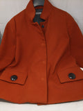 Pasjs Cappotto In Lana Mattone 46