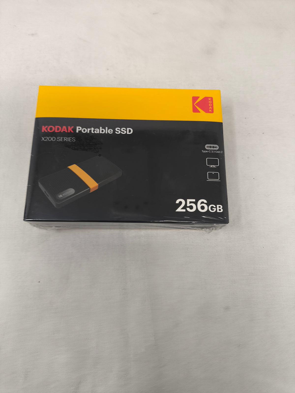 Kodak Ssd 256gb Portatile Type  C 3.1 Gen.2 Nuovo Con Scatola
