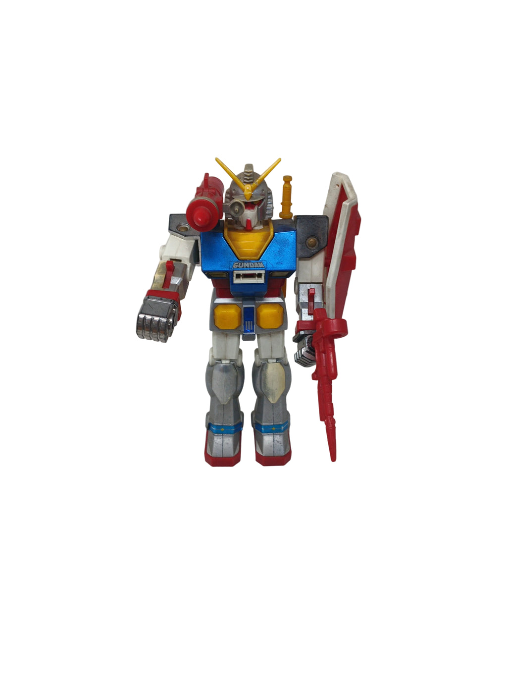 Gundam Action Figure Clover Ceppi Ratti Con Dischi Nel Petto Anno 1979