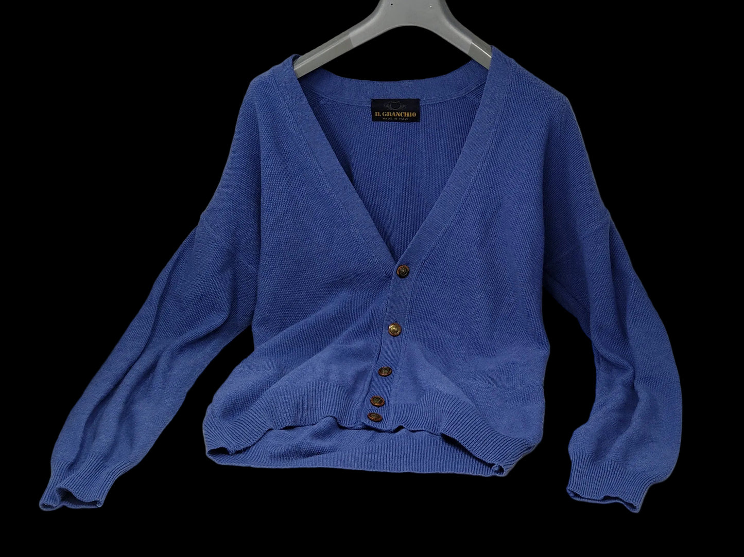 Il Granchio Cardigan Blu Xl