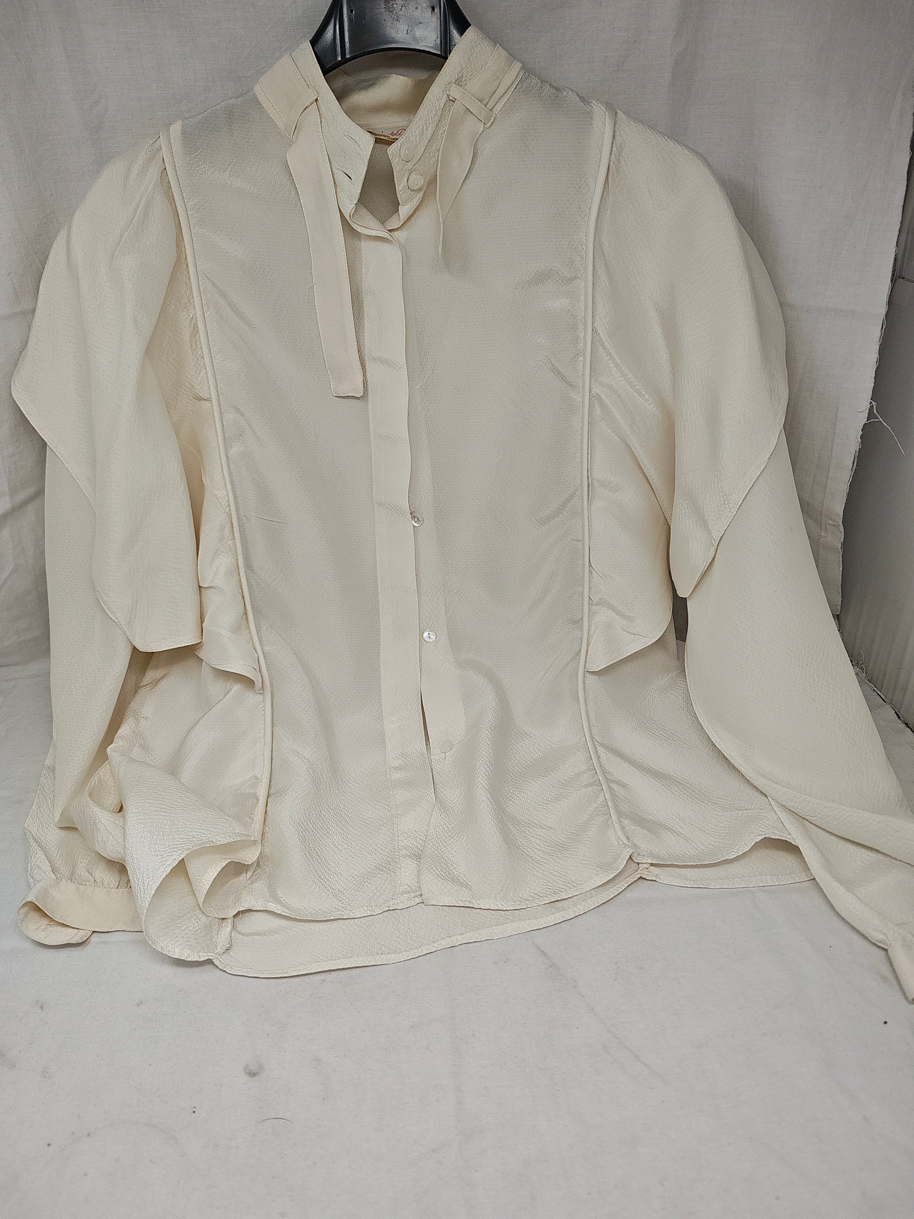 Donna Mantade Nicolo Camicia In Seta Panna 40