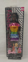 Barbie Fashionistas #90 Rainbow Bright Bambola Afroamericana - Fjf50 Nuova