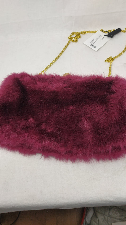 Sodini Pochette Pelo A Catene Fucsia