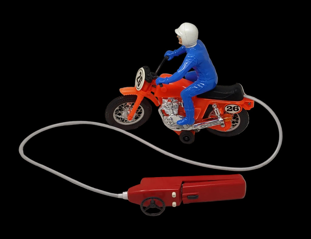 _joustra Moto Cross Filo Guidata Gioco Vintage Anni 60  (vano Batterie Non Si Chiude Bene Ma Nulla Di Eclatante)