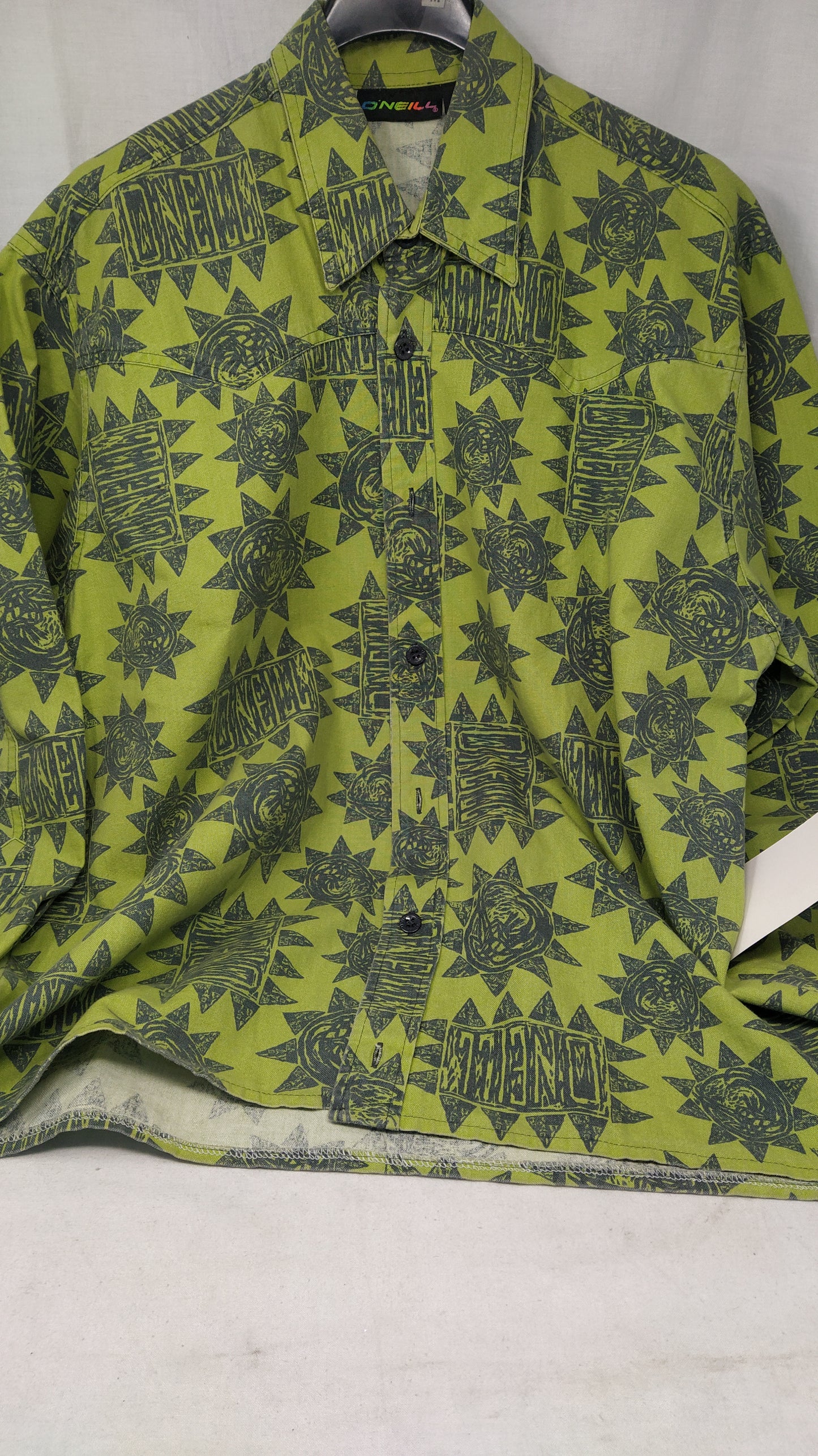 Oneill Camicia Verde Blu S