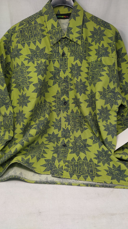 Oneill Camicia Verde Blu S