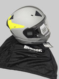 Blauer Casco Integrale Ht Naca Nf01 B Full Face Grigio Giallo Opaco Misura M Nuovo