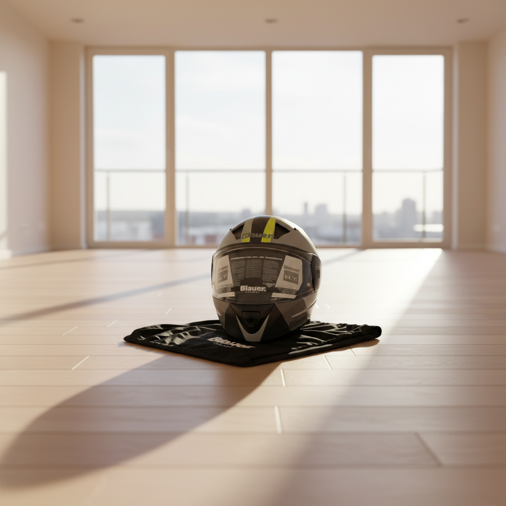 Blauer Casco Integrale Ht Naca Nf01 B Full Face Grigio Giallo Opaco Misura M Nuovo