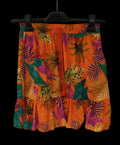Mixeri Gonna Arancione Fiorata S/m